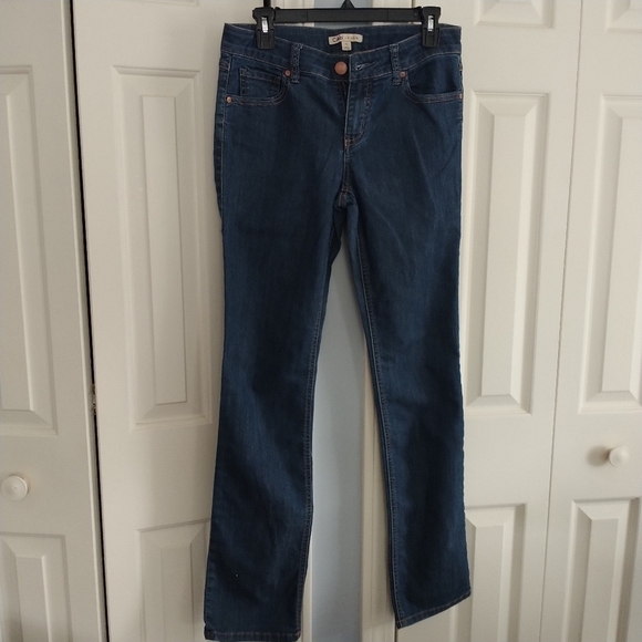 Refuge Dark Wash Straight Leg Jeans 22 - Picture 8 of 12